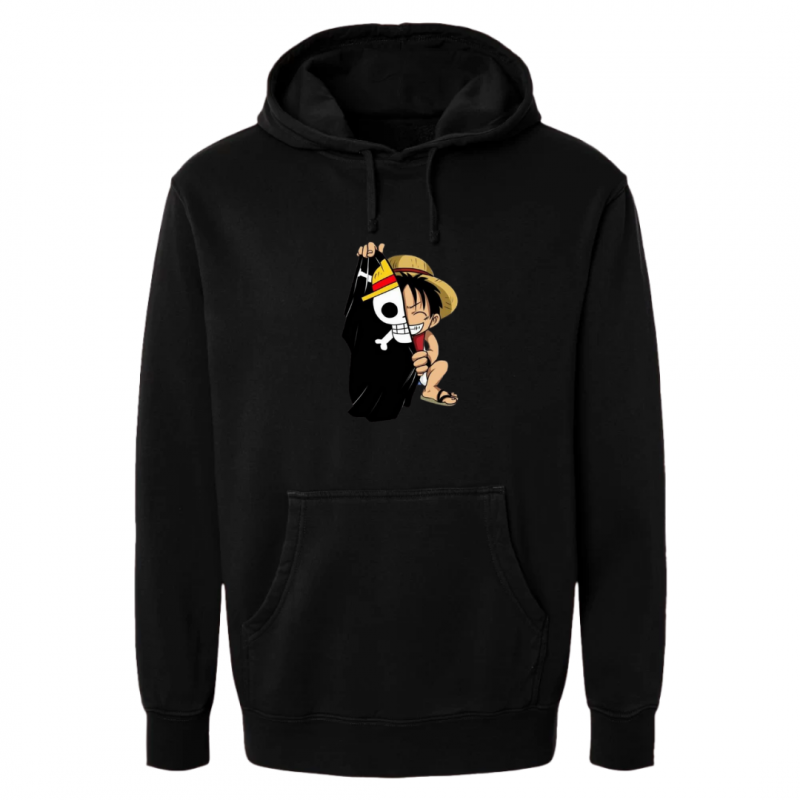 Sweat One Piece Luffy Drapeau