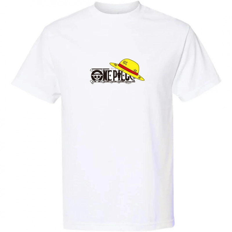 T-Shirt One Piece Emblème One Piece Chapeau – Image 2