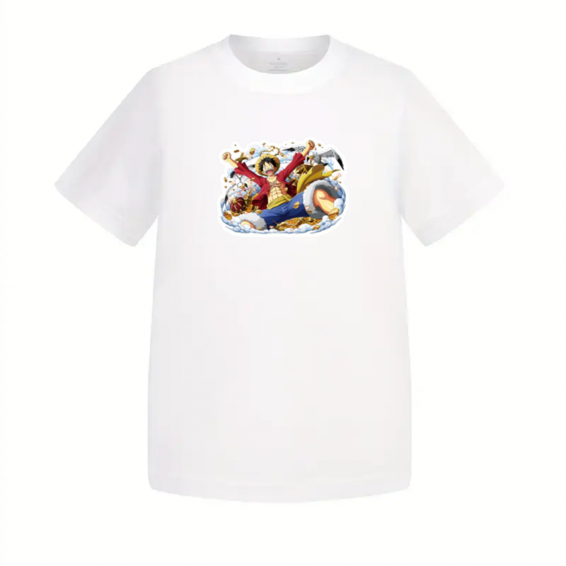 T-Shirt Enfant One Piece Luffy Riche – Image 2