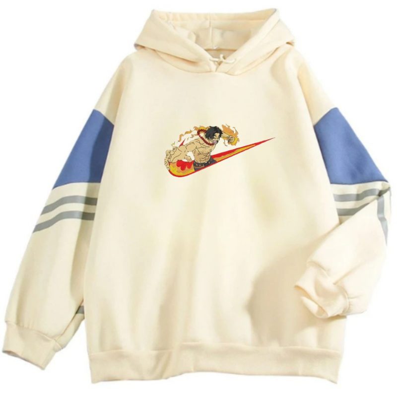 Sweat Design One Piece Ace Poing Feu Nike – Image 2