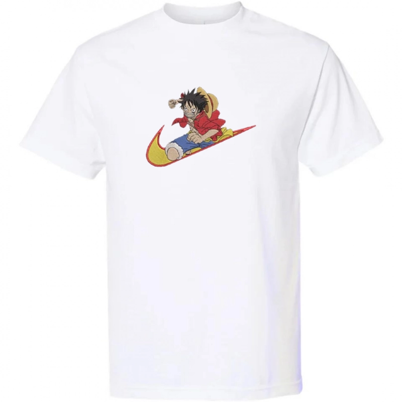 T-Shirt One Piece Luffy Bagarre Nike – Image 2