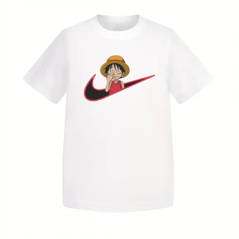 T-Shirt Enfant One Piece Luffy Nez Nike – Image 2