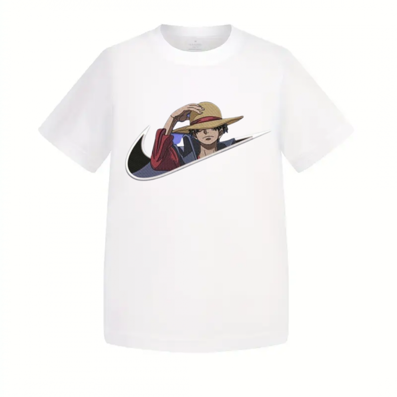T-Shirt Enfant One Piece Luffy Sérieux Nike – Image 2
