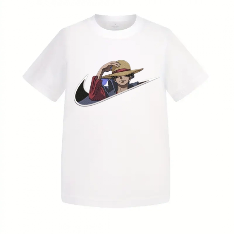 T-Shirt Enfant One Piece Luffy Sérieux Nike – Image 2