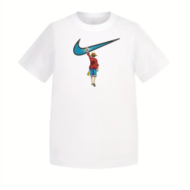 T-Shirt Enfant One Piece Luffy Dos Nike – Image 2