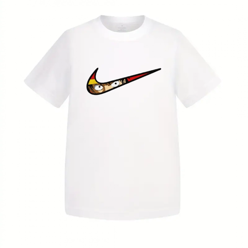 T-Shirt Enfant One Piece Luffy Regard Nike – Image 2
