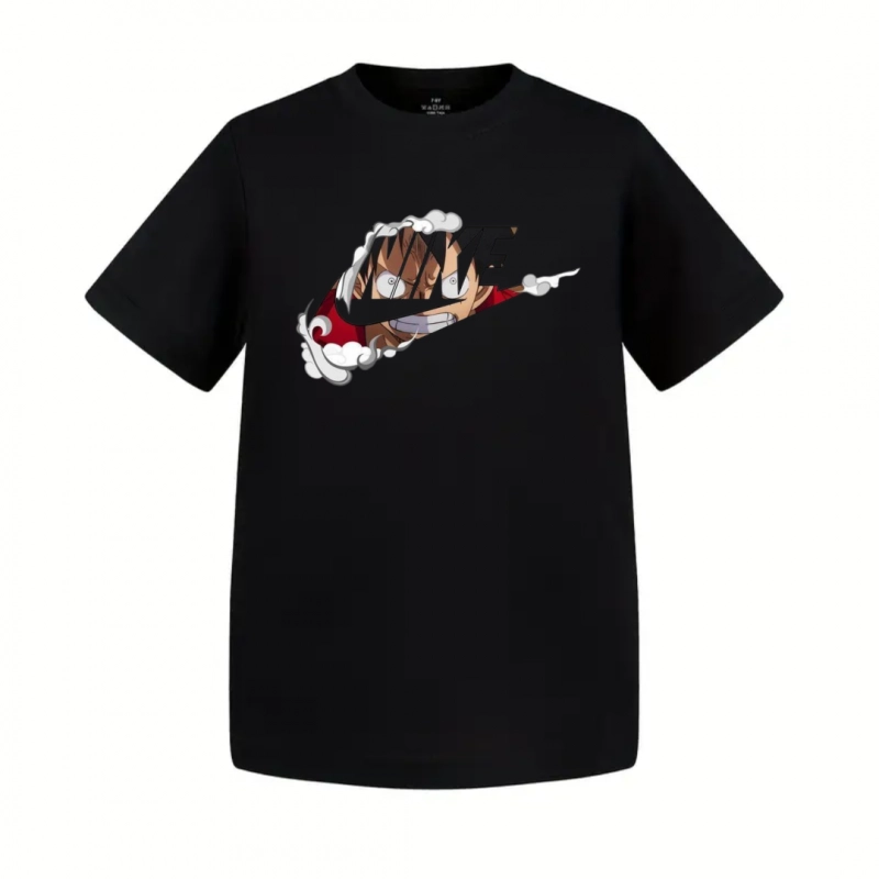 T-Shirt Enfant One Piece Luffy Fumée Nike