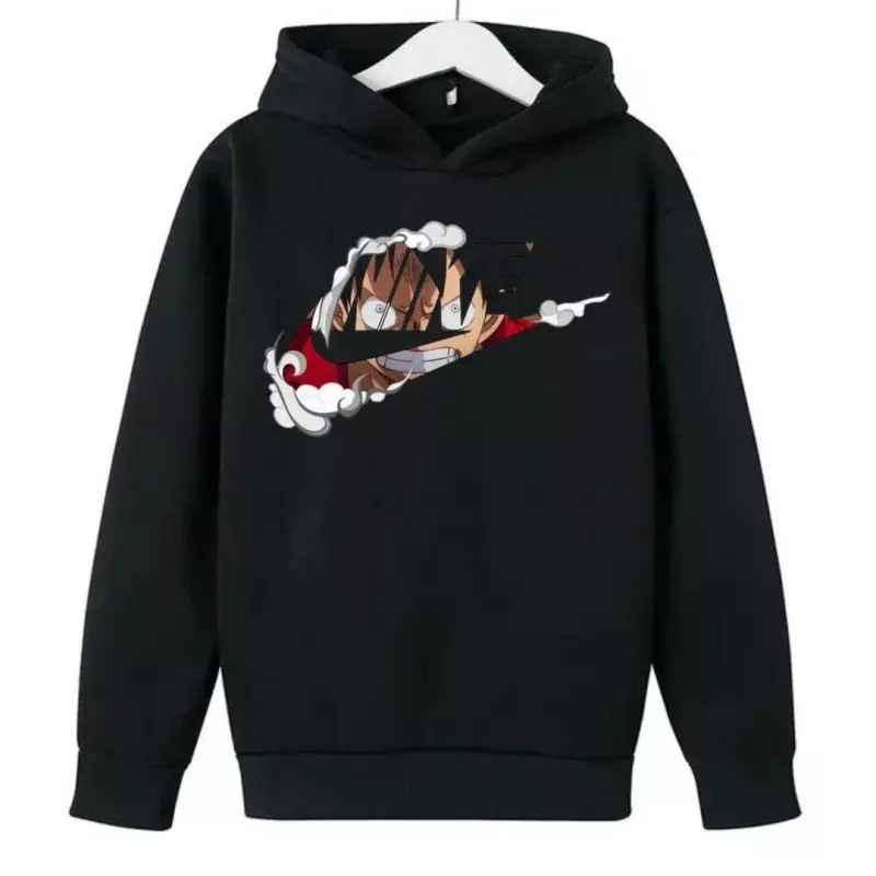 Sweat Enfant One Piece Luffy Fumée Nike