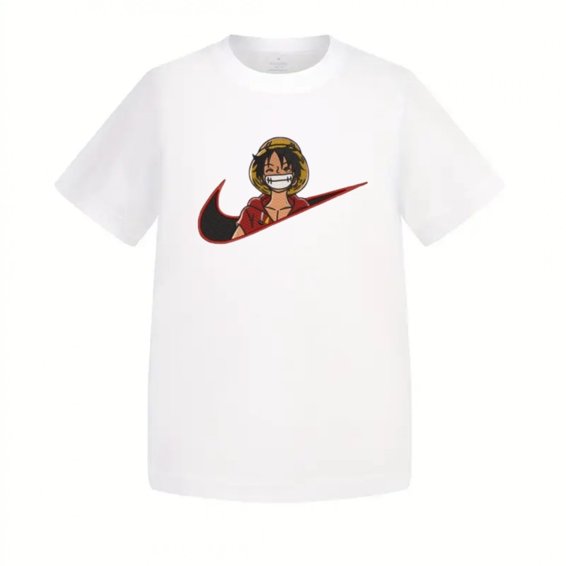 T-Shirt Enfant One Piece Luffy Rigolo Nike – Image 2