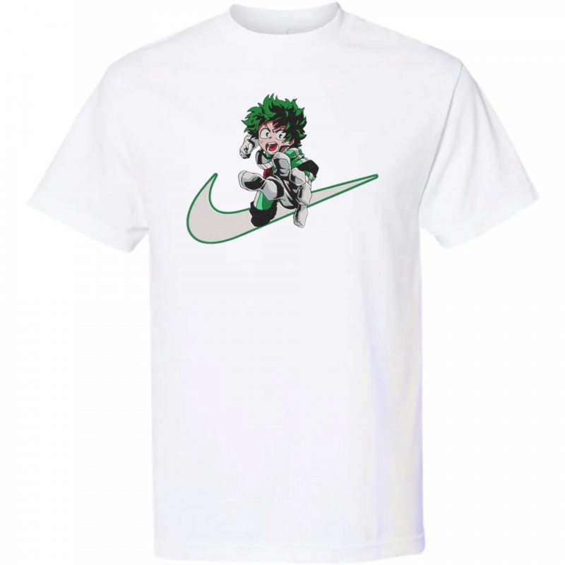 T-Shirt My Hero Academia Deku Nike – Image 2