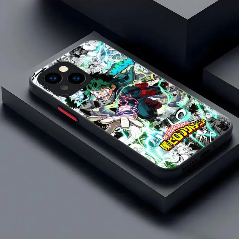 Coque Mha Deku Vole Bleu