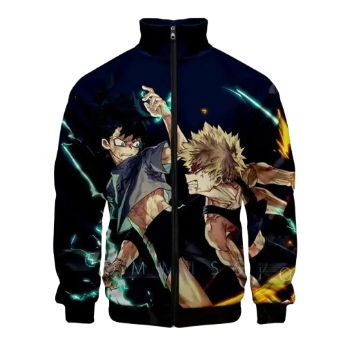 Veste Mha Izuku Bakugo Combat