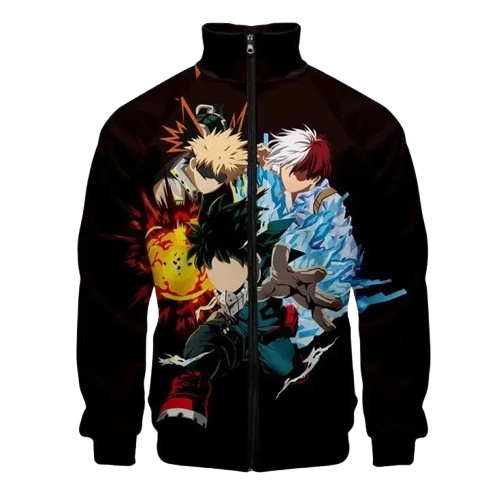 Veste Mha Bakugo Izuku Shoto Explosion